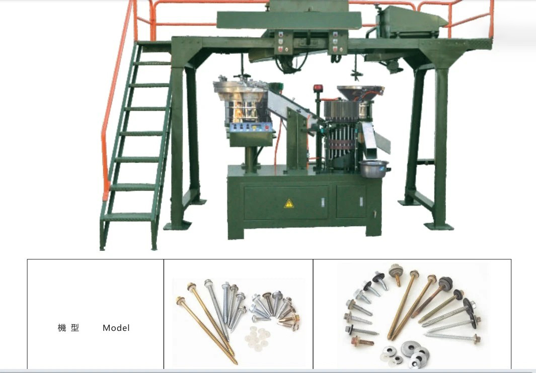 High Speed Screw and Washer Assembly Machine for Pre Assembled Screws